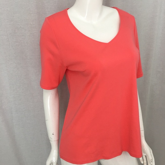 SOLD Large J. Jill Perfect Pima Elbow Length Top - Picture 5 of 8